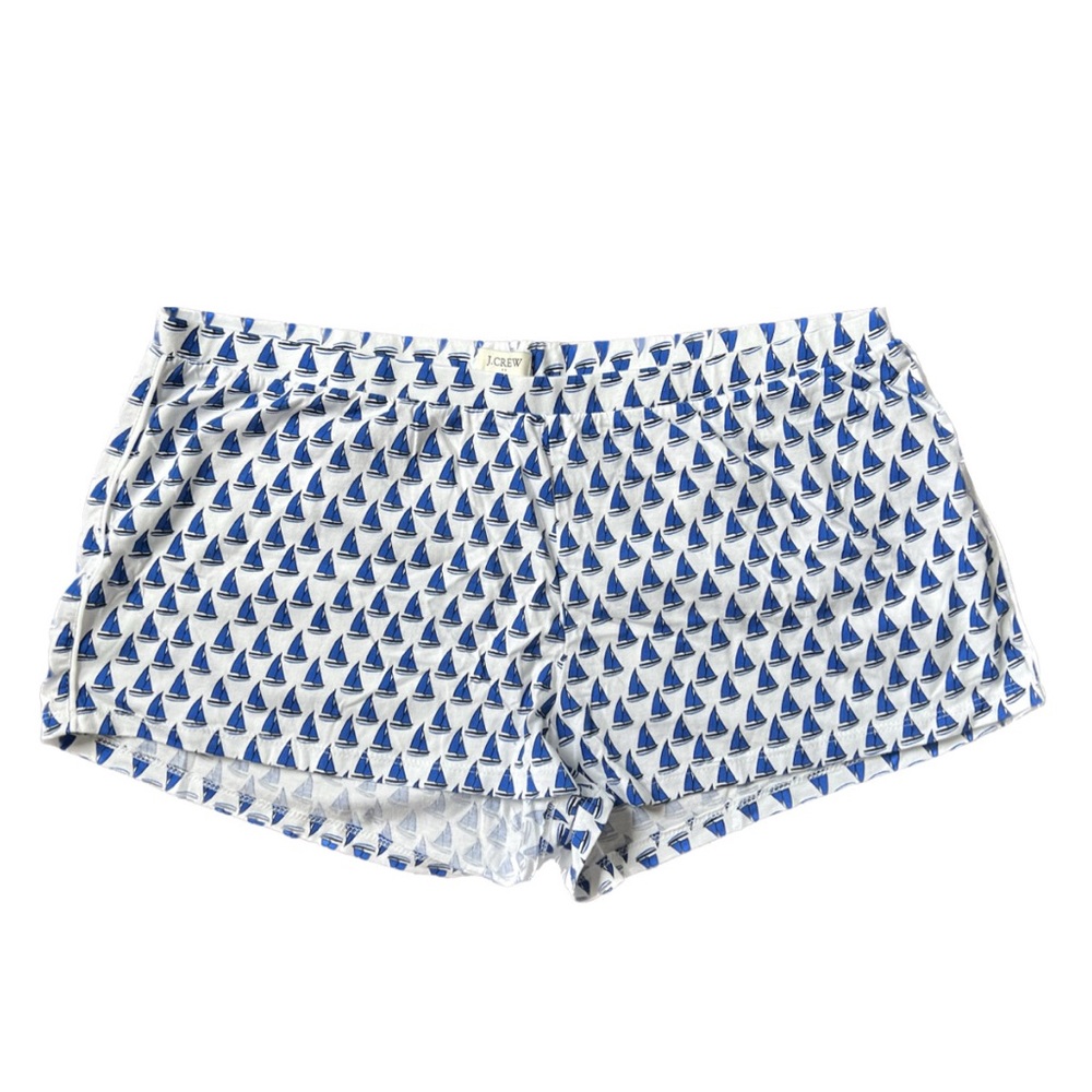 BNWT — J. Crew Nautical Sailboat Cotton Pajama Shorts